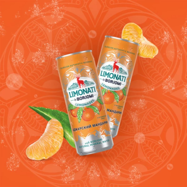 Лимонад Limonati by Borjomi Аджарский мандарин, 330 мл - image 3