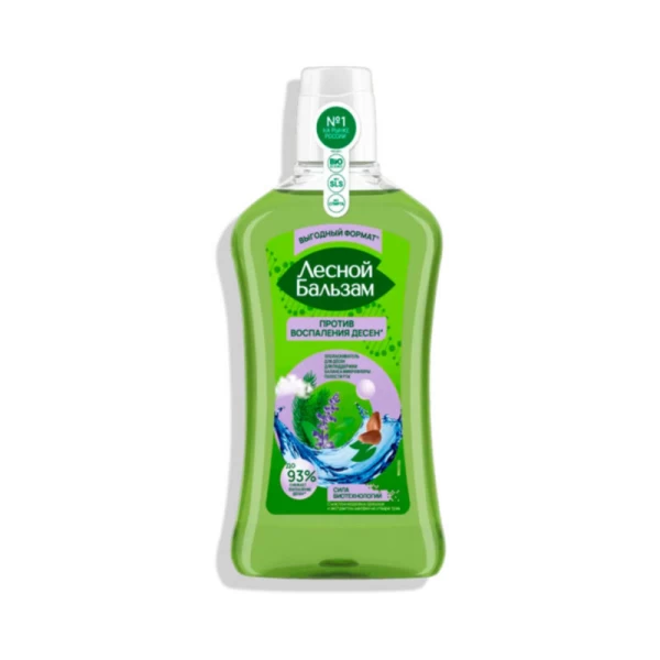 Lesnoi Balisam apa de gura cu ulei de nuci de cedru si salvie 800 ml - image 1