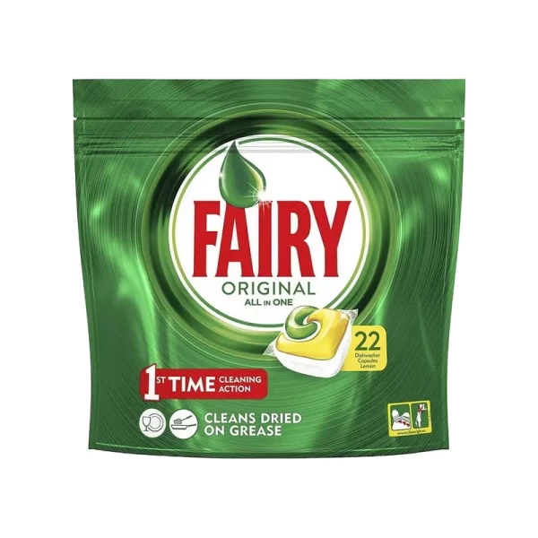Fairy Detergent pentru masini de spalat vase All in One 22buc ORIGINAL - image 1