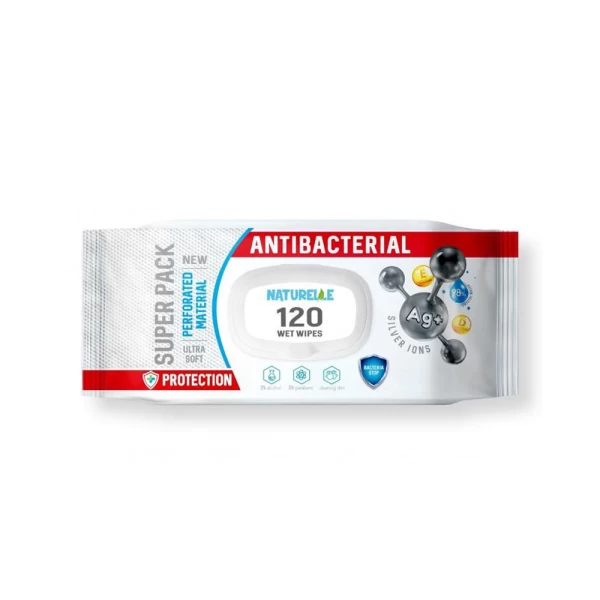 Naturelle Antibacterial Servetele umede 120 buc - image 1