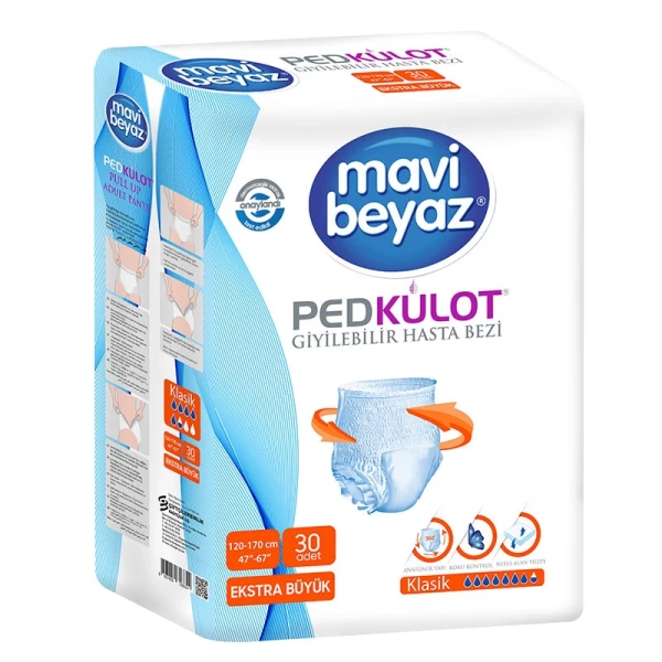 Mavi Beyaz Подгузники-Трусы для взрослых XL 120-170 см 30 шт - image 1
