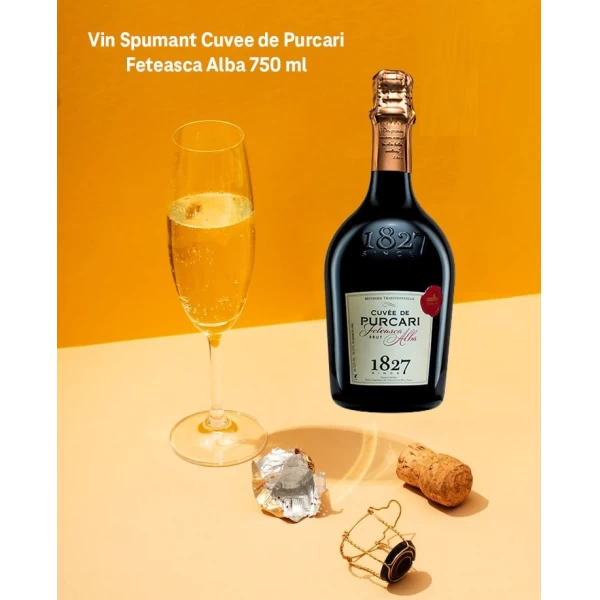 Vin Spumant Cuvee de Purcari Feteasca Alba 750 ml - image 2