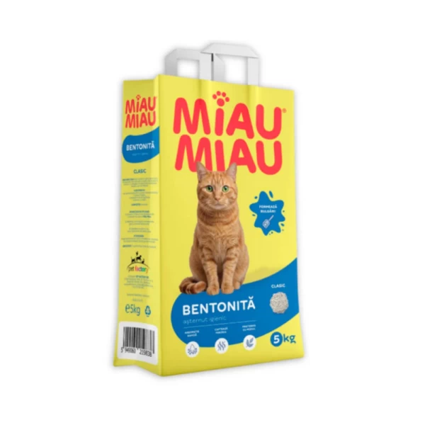 Miau Miau Asternut igienic pentru pisici 5kg - image 1
