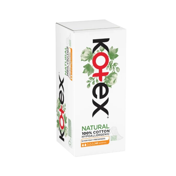 Kotex Absorbante zilnice 40 buc Normal Organic - image 1