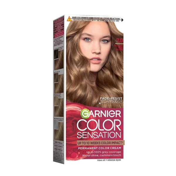 Garnier Color Sensation Vopsea de par 7.0 Blond Opal Delicat - image 1
