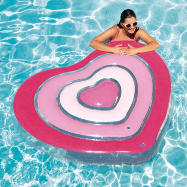 Pluta gonflabila Inima, 155×135×25 cm, max. 100 kg, Intex (58727) - image 2