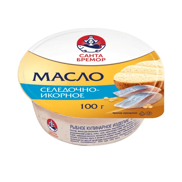 Масло селедочно-икорное Бутербродное 100г - image 1