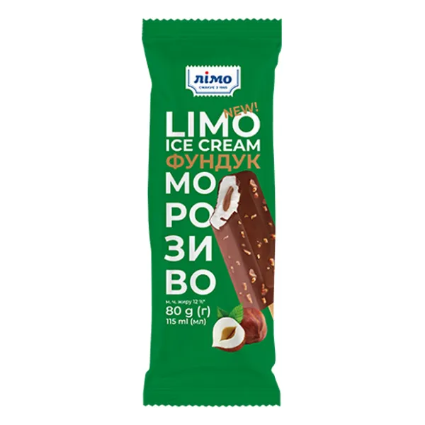 Limo Мороженое 80г эскимо с фундуком и арахисом - image 1