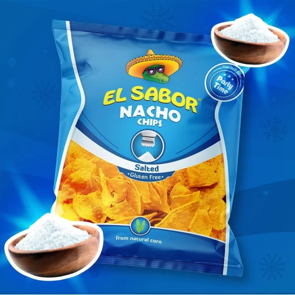 El Sabor Чипсы Начос кукурузные с солью 180 г - image 2