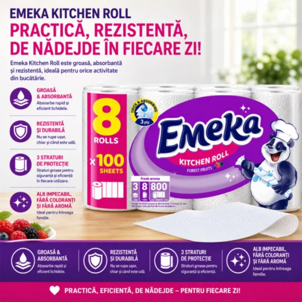 Emeka Prosoape de bucatarie 8 role 3 str Forest Fruits - image 2