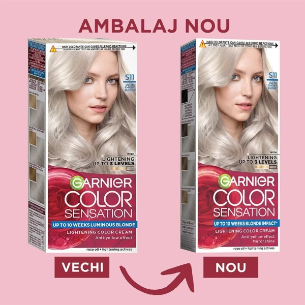 Garnier Color Sensation Vopsea de par S11 Ultra Smoky Blond - image 2