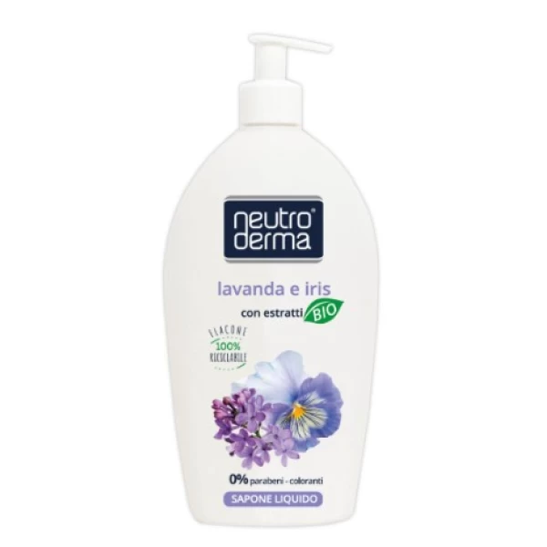 NeutroDerma Sapun-Crema Bio 1000ml Lavanda si Iris - image 1
