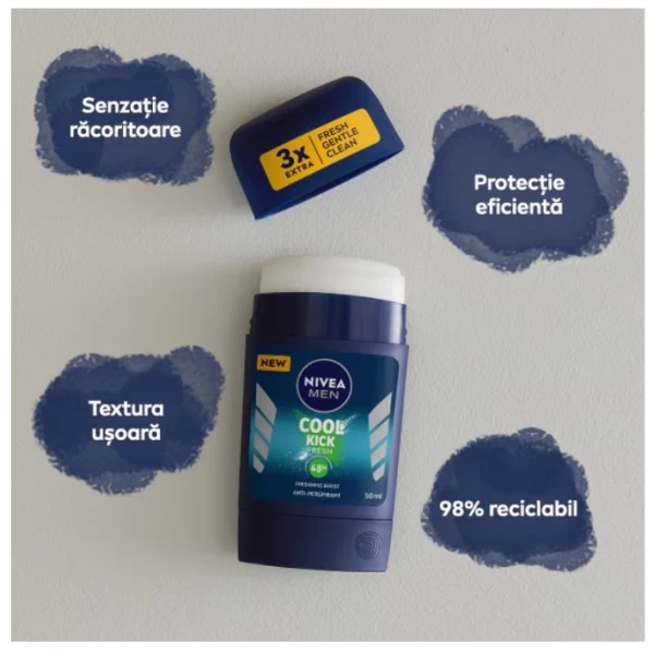 Nivea Men Deodorant Stick Cool Kick 50 ml - image 2