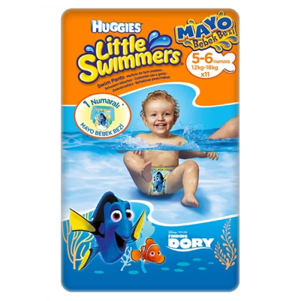 Подгузники-трусики Huggies Little Swimmers 5-6 11 шт - image 1