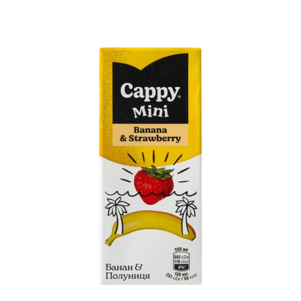 Cappy Бананово-клубничный сок 200 мл - image 1