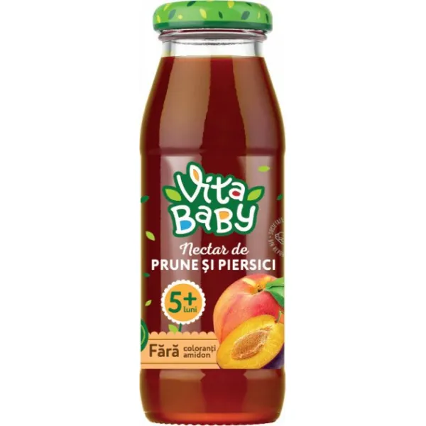 Vita Baby Suc de prune si piersici 175ml - image 1