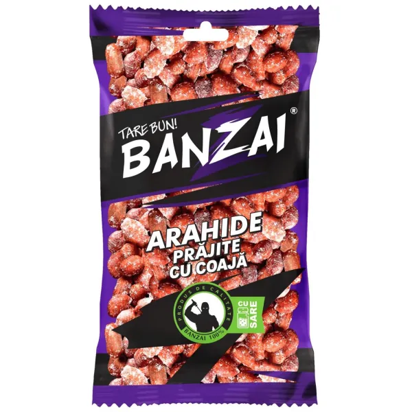 Арахис Banzai жареный в скорлупе и соли 70г - image 1