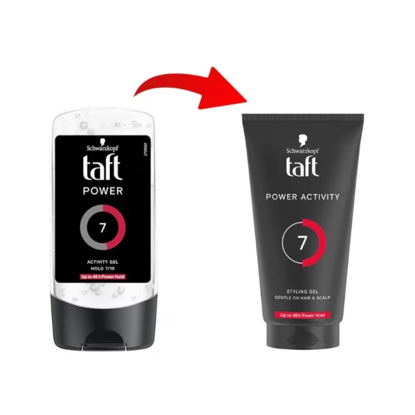 Гель для укладки Taft Power Кофеин (фиксация 5) 150 мл - image 2