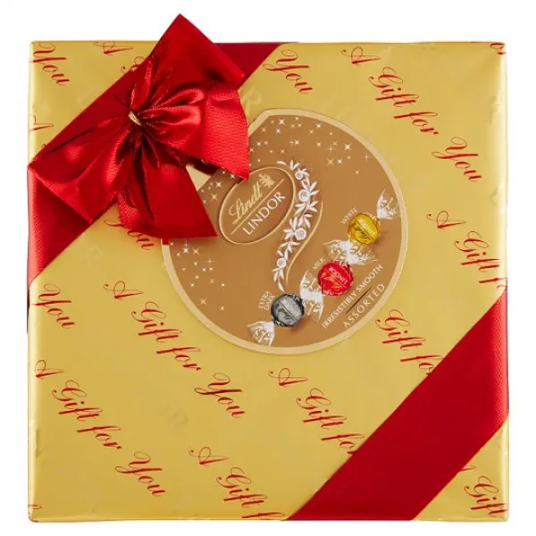 Lindt Lindor Bomboane ciocolata asortate 287g Xmas cutie - image 3