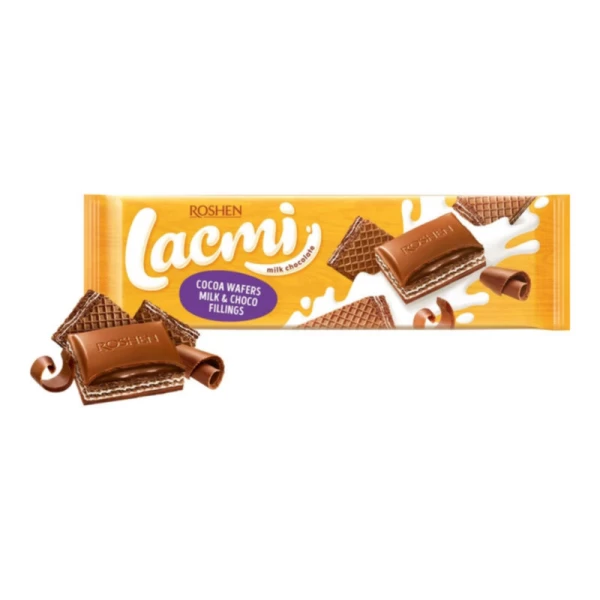 Roshen Ciocolata Lacmi cu lapte ciocolata vafe si cacao 235 g - image 2