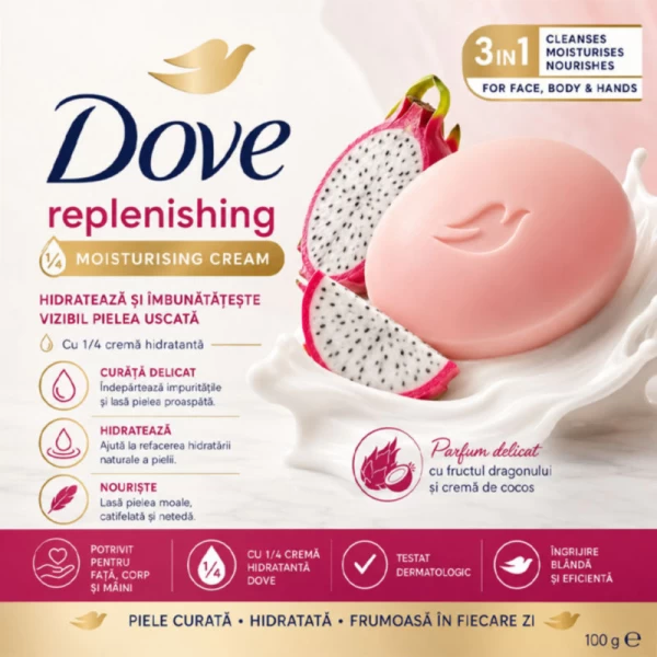 Dove Sapun solid Bar Replenishing Dragon 90 gr - image 2