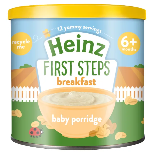 Heinz First Steps Овсяная каша с молоком (6 м+) 240 гр. - image 1