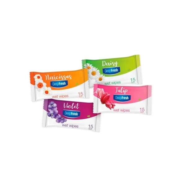DeepFresh Servetele umede Colectia Florala 15 buc - image 4