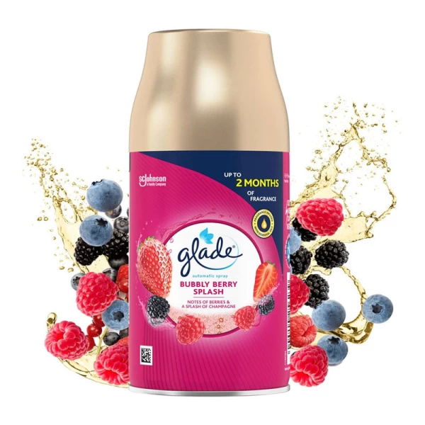 Glade Авто спрей Запаска Bubbly Berry 269 мл - image 2