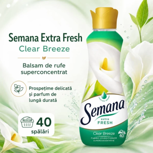 Semana Balsam de rufe 0.8L Extra Fresh Clear Breeze - image 2