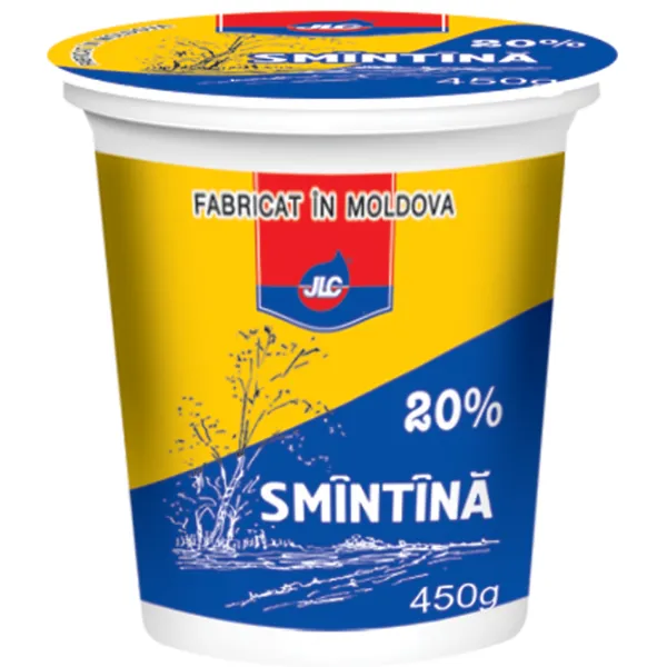 JLC Сметана 450гр пластиковый стакан 20% - image 1