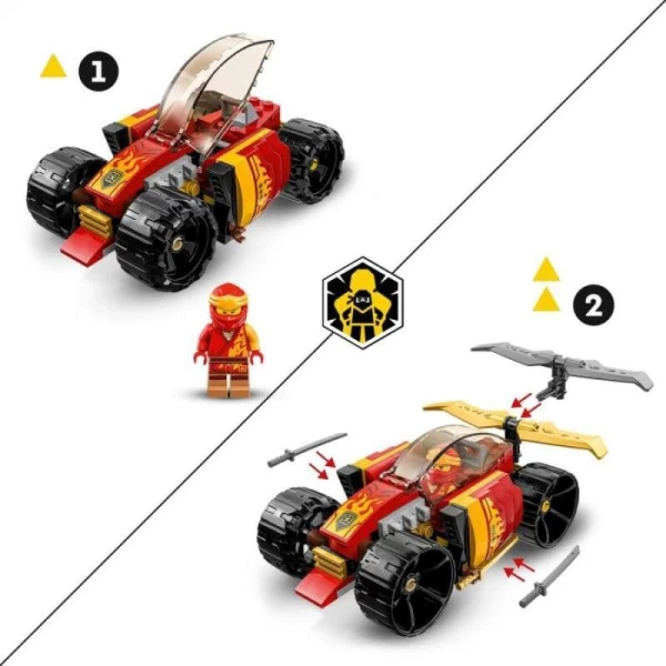 Конструктор Lego Ninjago Гоночная машина Кая-ниндзя, 94 эл. - image 4