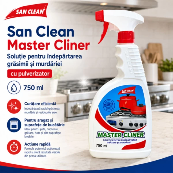 Master Cleaner Solutie pentru aragaz 750 ml spray - image 2