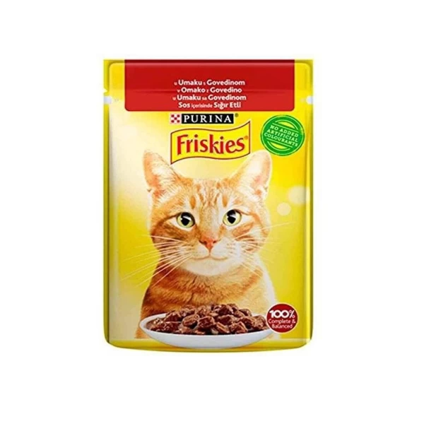 Friskies Консервированный корм для кошек с ягненком, кусочки в подливке 85 гр - image 1