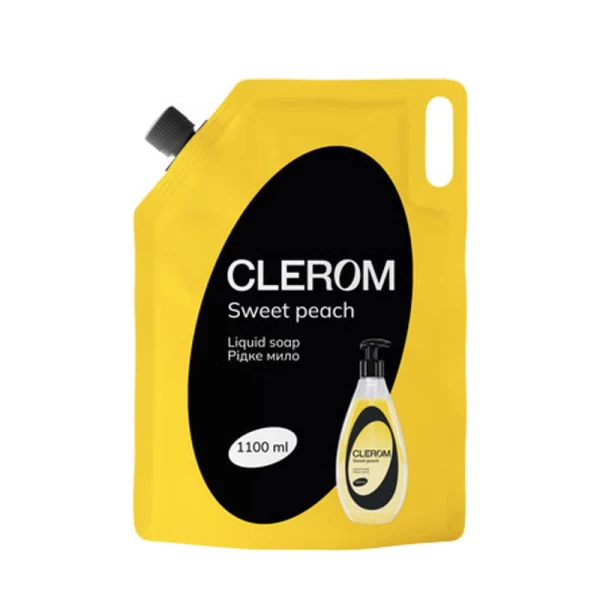 Clerom Жидкое мыло Sweet peach запаска 1100мл - image 1
