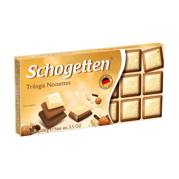 Schogetten Trilogia ciocolată albă 100 g - image 1