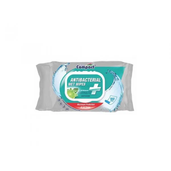 Ultra Compact Servetele umede Antibacterial 100 buc - image 1