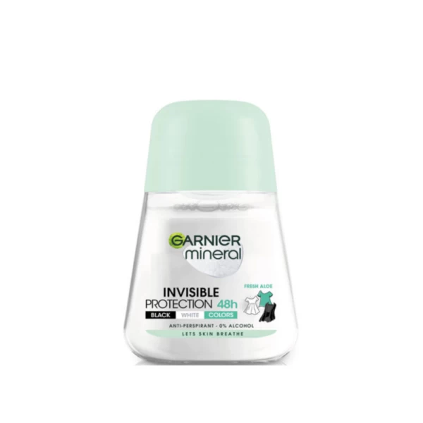 Шариковый дезодорант-антиперспирант Garnier Mineral Invisible для женщин, 50 мл - image 1