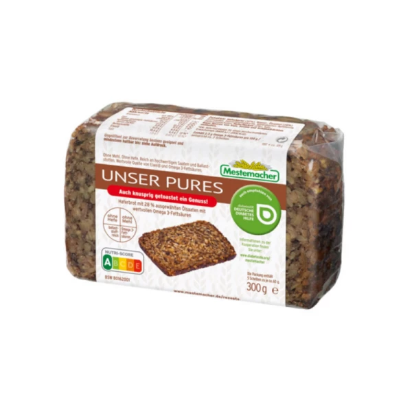 Dr.Schar Овсяный хлеб с семенами Pure Natura 300 г - image 1