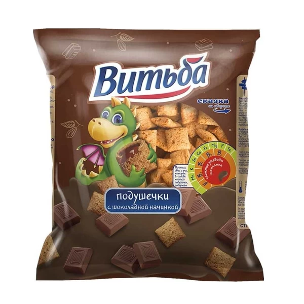 Витьба Подушечки с молочно-шоколадной начинкой 150 г - image 1