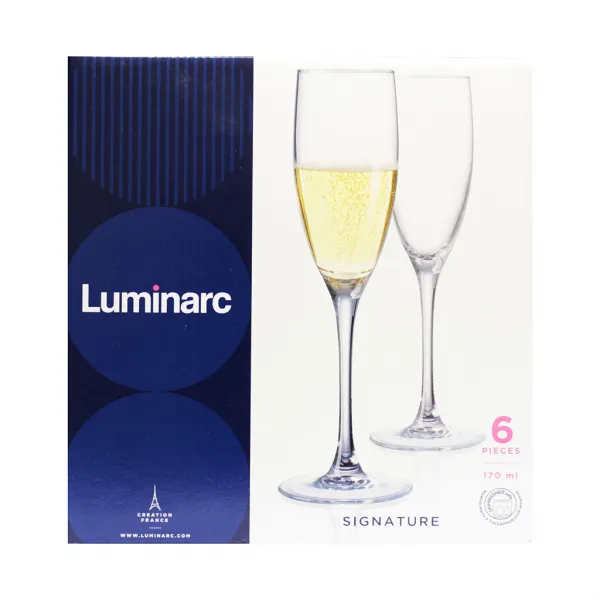 Set pocale spumant Signature 170 ml 6 buc - image 1