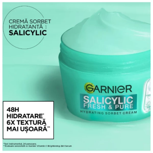 Garnier Увлажняющий крем с салициловой кислотой и сорбетом, 85 мл - image 2