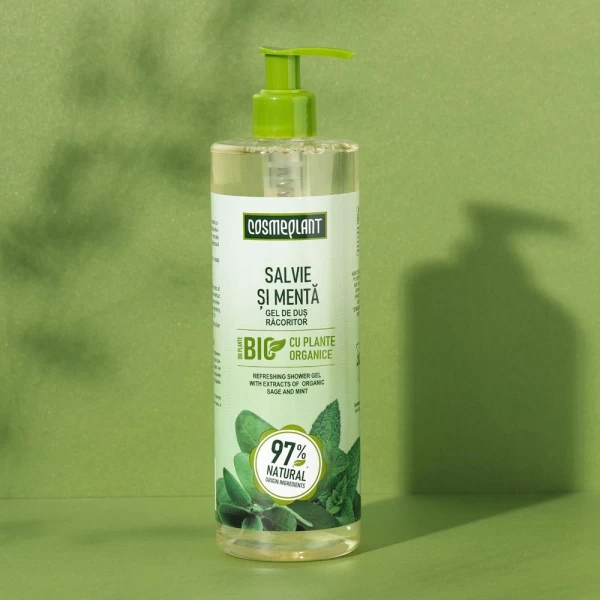 Cosmeplant Gel pentru dus Racoritor Salvie si Menta 500 ml - image 2