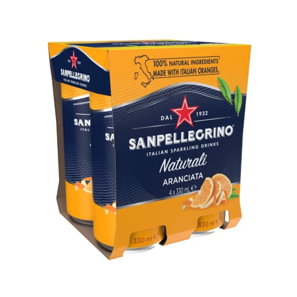 San Pellegrino Bautura carbogazoasa Aranciata 330ml - image 3