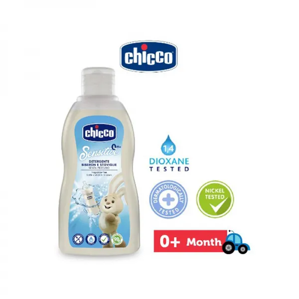 Chicco detergent pentru biberoane si vesela bebelusului 300ml, 0 luni+ - image 3