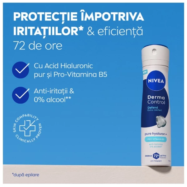 Nivea Derma Control Deodorant spray Defend 150ml - image 2