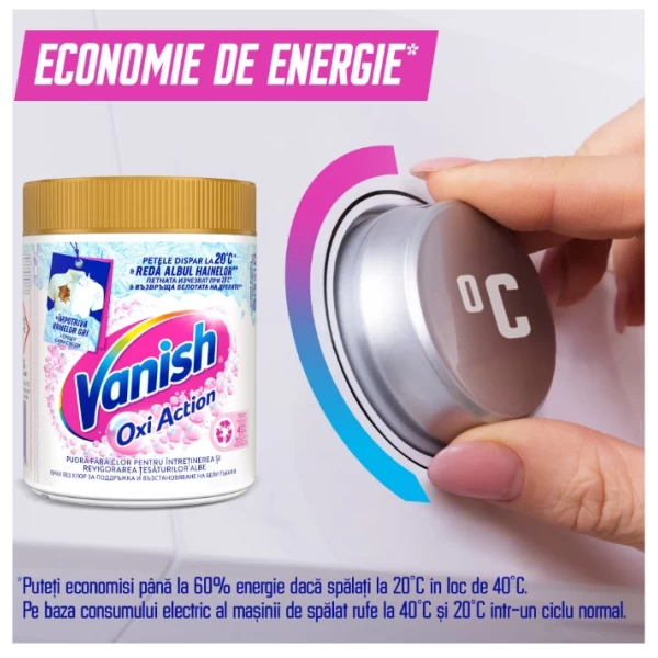 Vanish Oxi Action White пятновыводящего порошка 470г - image 5