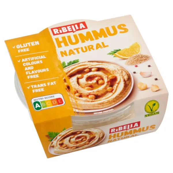 Ribella Hummus Pasta din Naut Natural fara Gluten 200g - image 1