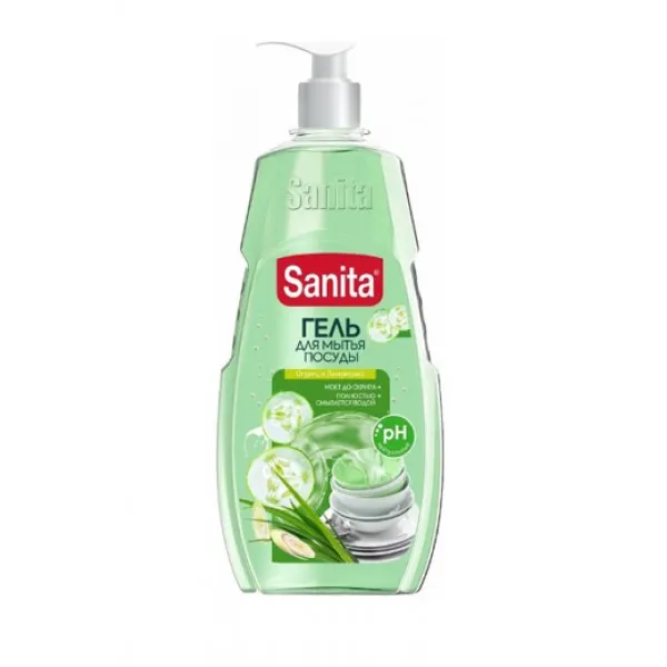 Sanita Detergent vesela 900ml Castravete+Lemongrass - image 1