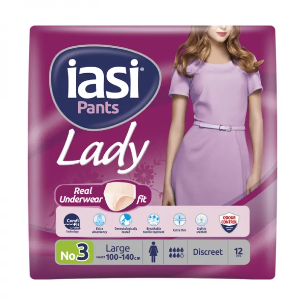IASI Подгузники для взрослых Lady N3 Large 12 шт - image 1