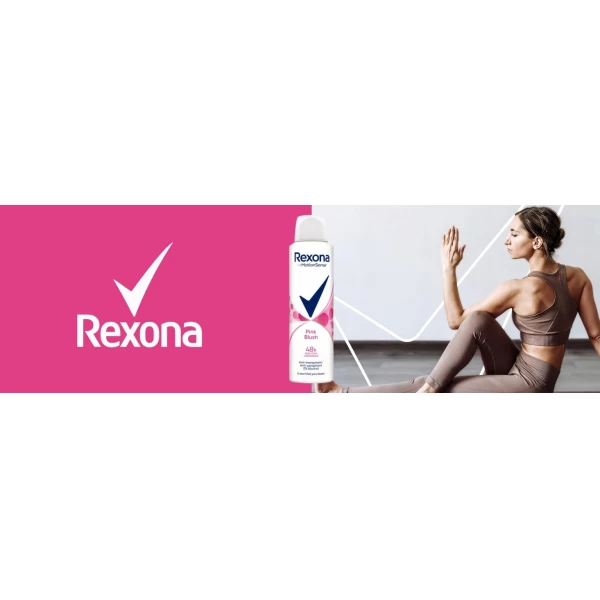 Rexona Дезодорант-спрей 150 мл Розовые румяна - image 3